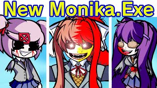 Friday Night Funkin Doki Doki Triple Trouble MonikaEXE Reanimated FNF ModSonicEXE 20DDLC [upl. by Birck]