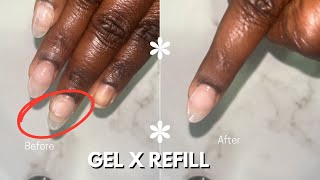 How To Fill Gel X Nails At Home [upl. by Ssegrub]