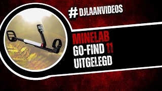 Minelab GOFIND 11 uitgelegd [upl. by Strawn]