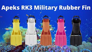 Apeks RK3 Military Rubber Fin review [upl. by Cire]