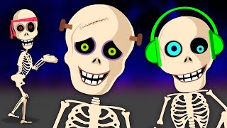 Spooky Scary Skeletons Dance  Chumbala Cachumbala  Halloween Songs For Kids [upl. by Atiuqat]