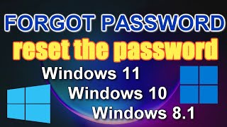 ✨How To Reset Forgotten Password In Windows 81 10 и 11 Without Losing Data\Without programs2024 [upl. by Assylla]