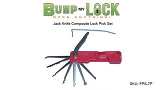 Jack Knife Composite Lock Pick Set [upl. by Eachern337]