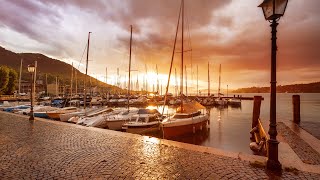 Harbor Sounds With Boats And Sea Birds Ambience  Workday Destress [upl. by Hyps]