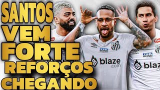 GABIGOL NEYMAR E GANSO NO SANTOS  NOTÍCIAS DO SANTOS [upl. by Ahsenat]