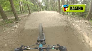 Trasa Czerwona  Bikepark Kasina 2023 [upl. by Yarrum]