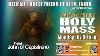 Catholic Holy Mass  23rd October 2023 Monday  Memorial of St John of Capistrano [upl. by Rosenkrantz]