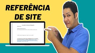 Referência de Site Referência Bibliográfica da Internet ABNT [upl. by Aseret456]