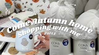 AUTUMN HOME DECOR SHOP WITH ME 2024 part 1 🍂🏠  TK maxx Next home Matalan BampM amp more [upl. by Keith]