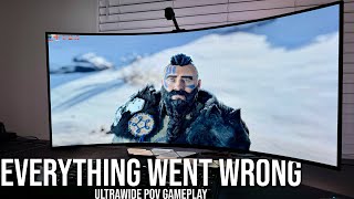 Horizon Zero Dawn Remastered is SO GOOD on a 45quot LG UltraWide OLED  LG45GS96QB HDR Gameplay [upl. by Atinehc185]