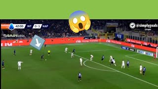 Çalhanoğlu goal vs Napoli  😱😱😱😱 [upl. by Sharona]