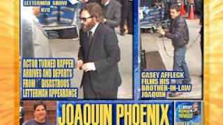 Joaquin Phoenix Bizzare Letterman Appearance [upl. by Nnayllek894]