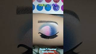 Glittery cut crease eye makeup tutorial for beginners  Easy cut crease eye makeup tutorial [upl. by Stulin]