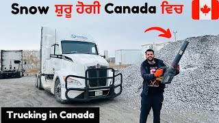 Its Show Time in Canada 🇨🇦🚛  Trucking in Snow [upl. by Bowman]