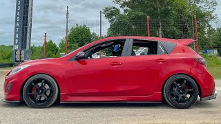 MAZDASPEED 3 TRACK DAY  AUTOX RUN [upl. by Evante949]