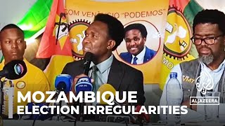 Mozambique elections Opposition to call national strike if Frelimo wins [upl. by Ardnaik]