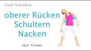 15 min Verspannungen im oberen Rücken lösen [upl. by Dermott]