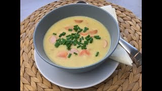 Thermomix TM 5  Leckere Kartoffelsuppe mit Karotten amp Wienerle  Thermilicious [upl. by Ecienahs]