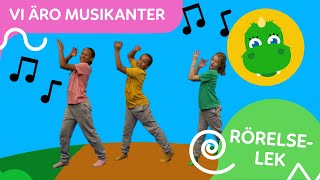 Bolibompa Mini Rörelselek  Vi äro musikanter [upl. by Stander]