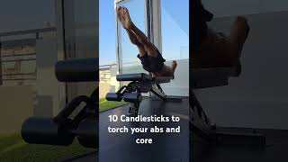 10 Candlestick Holds To Torch Your Abs And Core [upl. by Mulligan805]