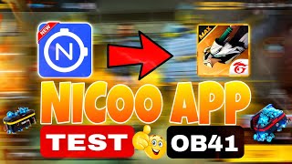 How to use Nicoo app in free fire max  Nicoo Free fire ob41🚀Nicoo Free fire freefire ff [upl. by Zorine773]