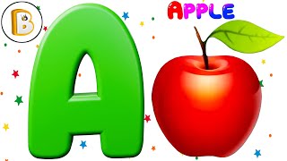 ABC Learning For Kindergarten  English Alphabet song for Kids  A for Apple B for Baby C for Kids [upl. by Trenna20]