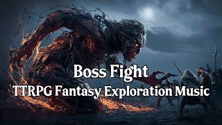 Boss Fight Music  DampDTTRPG Music  RPG Fantasy Exploration Music  TTRPG Background Music 1 Hour [upl. by Hamitaf]