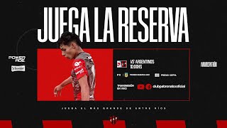 Argentinos Jrs vs Patronato  Torneo de Reserva 2021  Fecha 11 [upl. by Kenn]