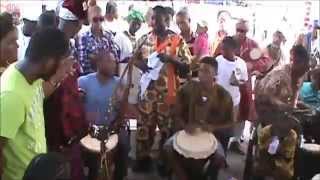 Emancipation Day 2015 Trinidad and Tobago  Drumming I [upl. by Cown]