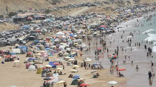 Walking in Plage Km 25 Beach to Imi Ouaddar  Agadir City in Morocco إمي ودار أكادير شاطئ أبودان [upl. by Napier263]