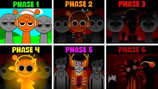 Phase 1 VS Phase 2 VS Phase 3 VS Phase 4 VS Phase 5 VS Phase 6 in Incredibox Sprunki [upl. by Blondelle]