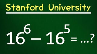 Can you pass Stanford University Admission interview problem  maths algebra math [upl. by Carpenter]