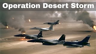 17th January 1991 Operation Desert Storm is launched starting the combat phase of the Gulf War [upl. by Ortrud57]