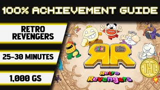 Retro Revengers 100 Achievement Walkthrough  1000GS in 2530 Minutes [upl. by Rieth]