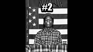 AAP Rockys Top 5 Songs asaprocky rap [upl. by Cailean]