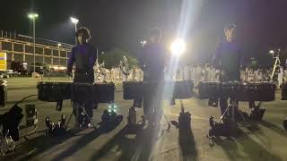 Cedar Ridge Drumline 2024 area finals lot part 4 [upl. by Tatiana]