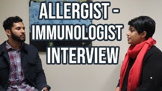 Allergy Immunology Doctor Interview  Day In The Life Allergist Immunologist Residency How To Etc [upl. by Ahilam759]