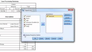 SPSS Video 8 Calculating the Standard Error Of The Mean In SPSS [upl. by Llenrad]