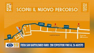 Fiera San Bartolomeo Fano 200 espositori fino al 26 agosto [upl. by Llerrom]