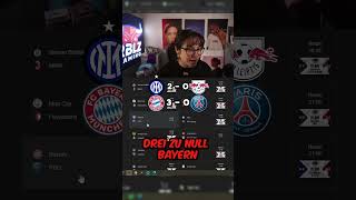 Champions league prediction Inter vs Leipzig  Bayern vs PSG Liverpool vs Real Madrid shorts cl [upl. by Godwin]