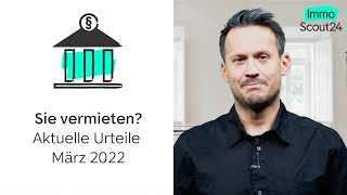 ⚖️ BGH​Urteil zum Mietrecht​ 🗞️ Vermieter News März 2022 [upl. by Naehgem]