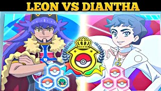 Master 8  Leon vs Diantha Semi final battle  Leon vs Diantha  Ash vs Cynthia  semi final [upl. by Guevara393]