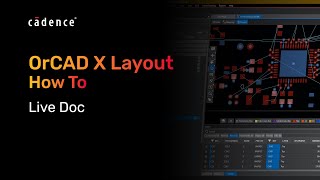 OrCAD X How To  Live Doc [upl. by Irolav440]
