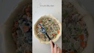 Homemade Chicken Pot Pie with Mushrooms  Chicken Pot Pie without Peas or Corn  The Floral Apron [upl. by Nonnerb]