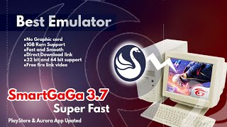 SmartGaGa 37 Super Fast Emulator For 2GB Ram  Best Emulator for Low end Pc [upl. by Chaddy]