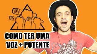 Como ter uma voz mais Potente 1 Potência Vocal Aula de canto by Beto Sorolli [upl. by Yuh]