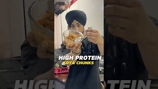 High protein soya chunks recipe  shorts gym food [upl. by Esma]