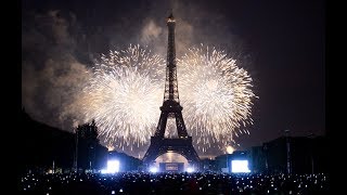 Paris New Year 2024 Celebration Fireworks Full HD  France New years Eve  Eiffel Tower  4K [upl. by Maleen645]