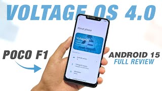 POCO F1  Voltage OS 40 First Android 15 Update  Private Space amp Archive  Full Detailed Review [upl. by Ecahc]