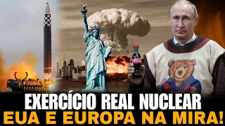 URGENTE RÃºssia Testa Ataque Nuclear em Massa Alvo Europa e EUA [upl. by Lyndel]